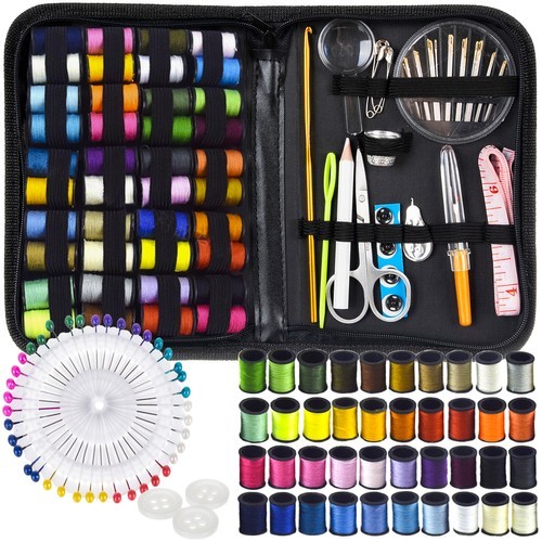 Set trusa croitorie, 128 piese, husa depozitare inclusa, plastic/metal, multicolor - imagine 18